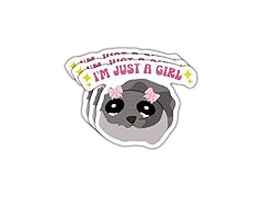 Sad Hamster Meme I'm Just A Girl Sticker