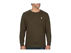 U.S. Polo Solid Jersey Crew Neck