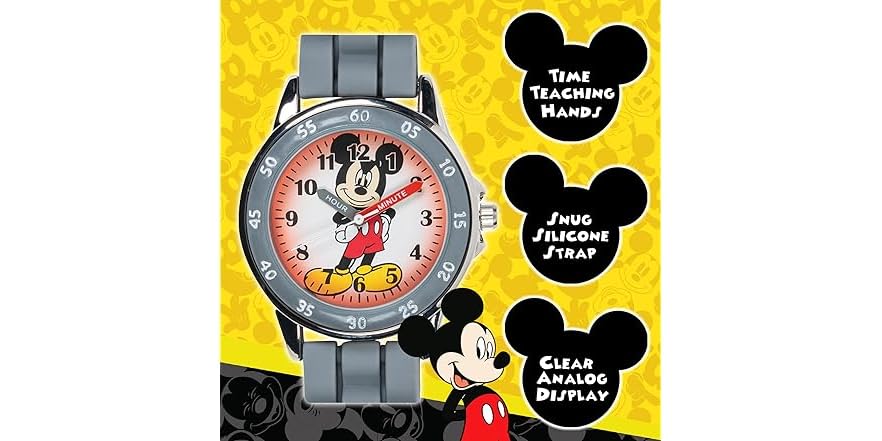 Accutime Disney Kids' Mickey Mouse Watch