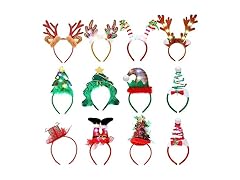 12 Pcs Light Up Christmas Headbands