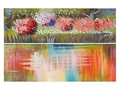 Azalea Refections Diptych Wall Art