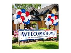 36 Pieces Welcome Home Banner 
