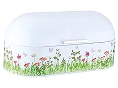 Flower Design Bread Box
