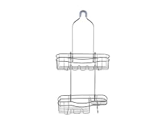 Bath Bliss Ultimate Adhesive Shower Caddy in Chrome