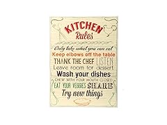Kitchen Rules Sign - 18X24"