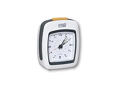Lewis N. Clark Analog Alarm Clock, White