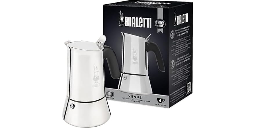 Woot! App: $31.99 | Bialetti Venus 4-Cup Stovetop Espresso at Woot!