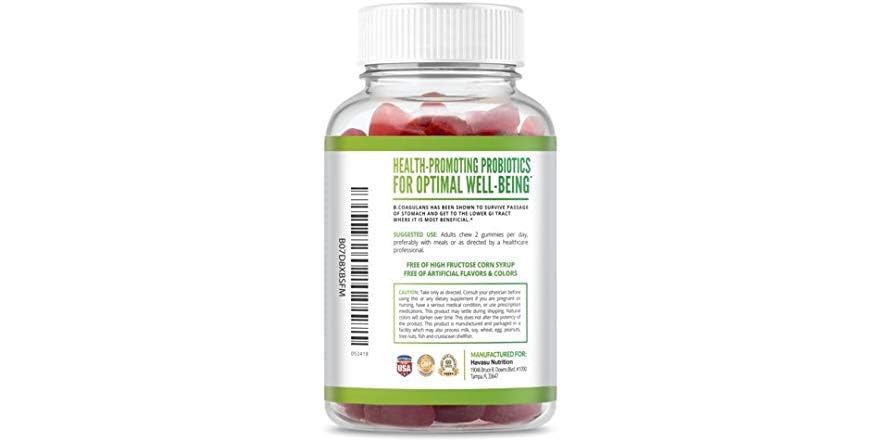 Havasu Probiotic Gummies for Adult Men