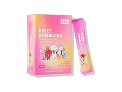 (40ct) EVERYDAZE Reset Kombucha Powder Stick Mixes - Peach