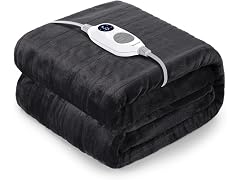 Warmrest Flannel Electric Heated Blanket, 62" x 84"