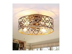 Parrot Uncle BBF3008 Small Farmhouse Low Profile Ceiling 