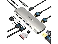 WAVLINK USB C Laptop Docking Station | Dual Monitor