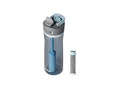 Contigo Wells Plastic Filter Water Bottle 24 Oz, Dark Ice