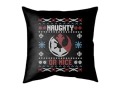 Galactic Naughty or Nice Medium Double Sided Pillow