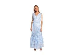 Petal & Pup Maxi Dress, Blue Floral (S)