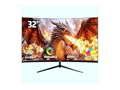 ZZA 32" 4K UHD Curved Monitor