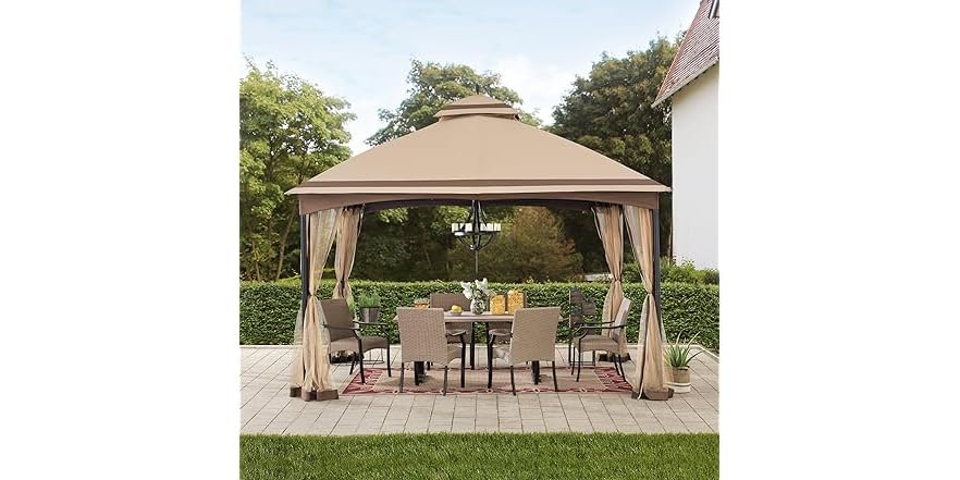 Sunjoy Pendleton 10.5 x 13 ft. 2-Tier St