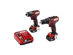 SKIL CB736701 Cordless Drill Impact Driver Kit