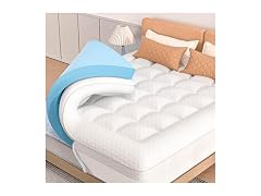 AprLeaf 3" Pillow Top Topper, Queen