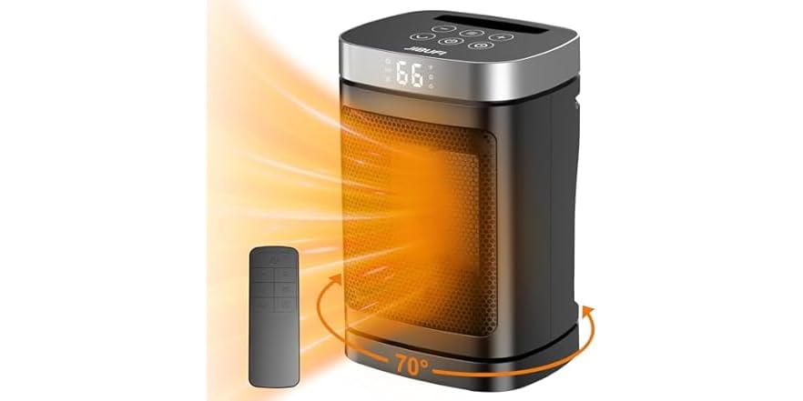 JIBUFI 1500W Portable Space Heater
