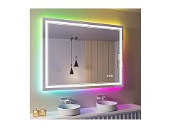 LED Bathroom Mirror with RGB Lights
