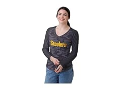 STEELERS Ladies Fashion Raglan (M)