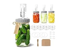 Icefun 4-Pack Mason Jar Fermentation Kit
