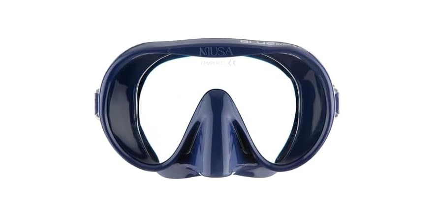 Cressi Musa Frameless Dive Mask, Blue Navy (Open Box)