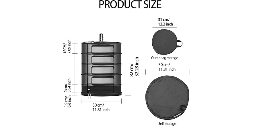 5 Layer Plant Drying Rack
