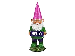 14" Multi-color Gnomes Welcome Sign