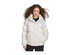 Champion Women (M) Quilted Hooded Puffer