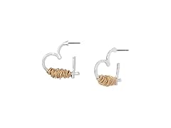 Robert Lee Morris Soho Women's Heart Hoop Earrings