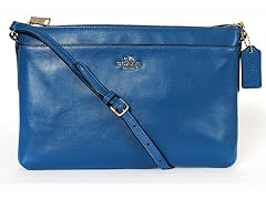 Coach East-West Leather Swingpack Crossbody