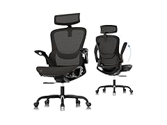 GABRYLLY Office Desk Chair w-Flip Up Arms