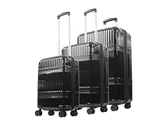 Martha Stewart The Bedford 3 Piece Rolling Luggage Set