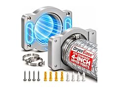 DryerEase 4" Dryer Vent Connector Kit