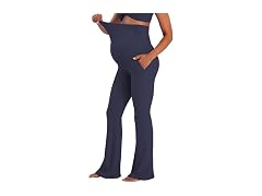 Sunzel Maternity Flare Leggings 32in L Graphite