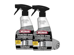 Weiman Stainless Steel Cleaner and Polish Kit 2
