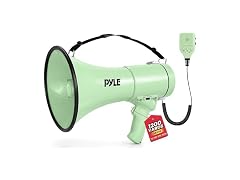 Pyle 50W Megaphone 1200 Sq Yd Range Green