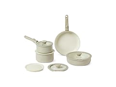 Amazon Basics Ceramic Nonstick Pots and Pans Set 