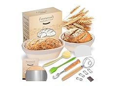 TEZOU Artisan Sourdough Bread Proofing Baskets Set
