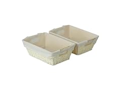 Storage Basket, Trapezoid Woven Basket Bin