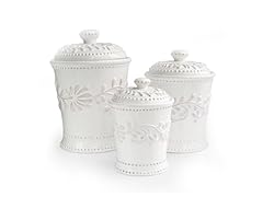 American Atelier Bianca 3Pc Canister Set
