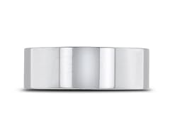 8 MM  Flat Top Men's Titanium Ring