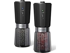 Rechargeable Salt & Pepper Grinder Set