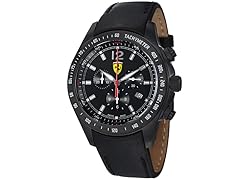Scuderia Leather, Black / Black