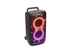 JBL PartyBox 520 - Portable Battery-Powered Party Speaker with AI Sound Boost, Up to 15 Hours of Play time, IPX4 Splash Proof, Multi-Speaker Connection by Auracast (Black) (Renewed) (Open Box)