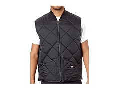 Dickies Men (M) Diamond Quilted Nylon Vest