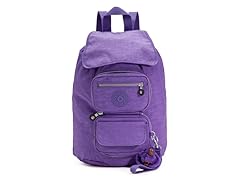 Alicia Foldable Medium Backpack, Vivid Purple
