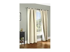 Tab Top  Drapery Pair, Natural 80X84